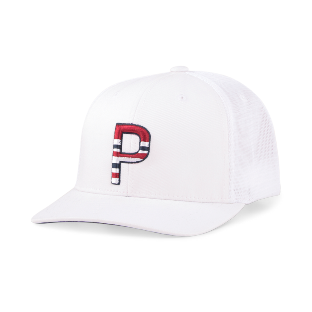 PUMA Golf Puma Sundown Trucker P Snapback Cap 7 PUMA Golf Puma Sundown Trucker P Snapback Cap - Image 5