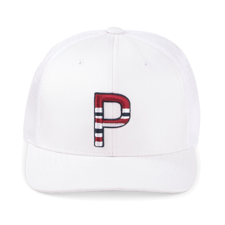 PUMA Golf Puma Sundown Trucker P Snapback Cap 9 PUMA Golf Puma Sundown Trucker P Snapback Cap - Image 7
