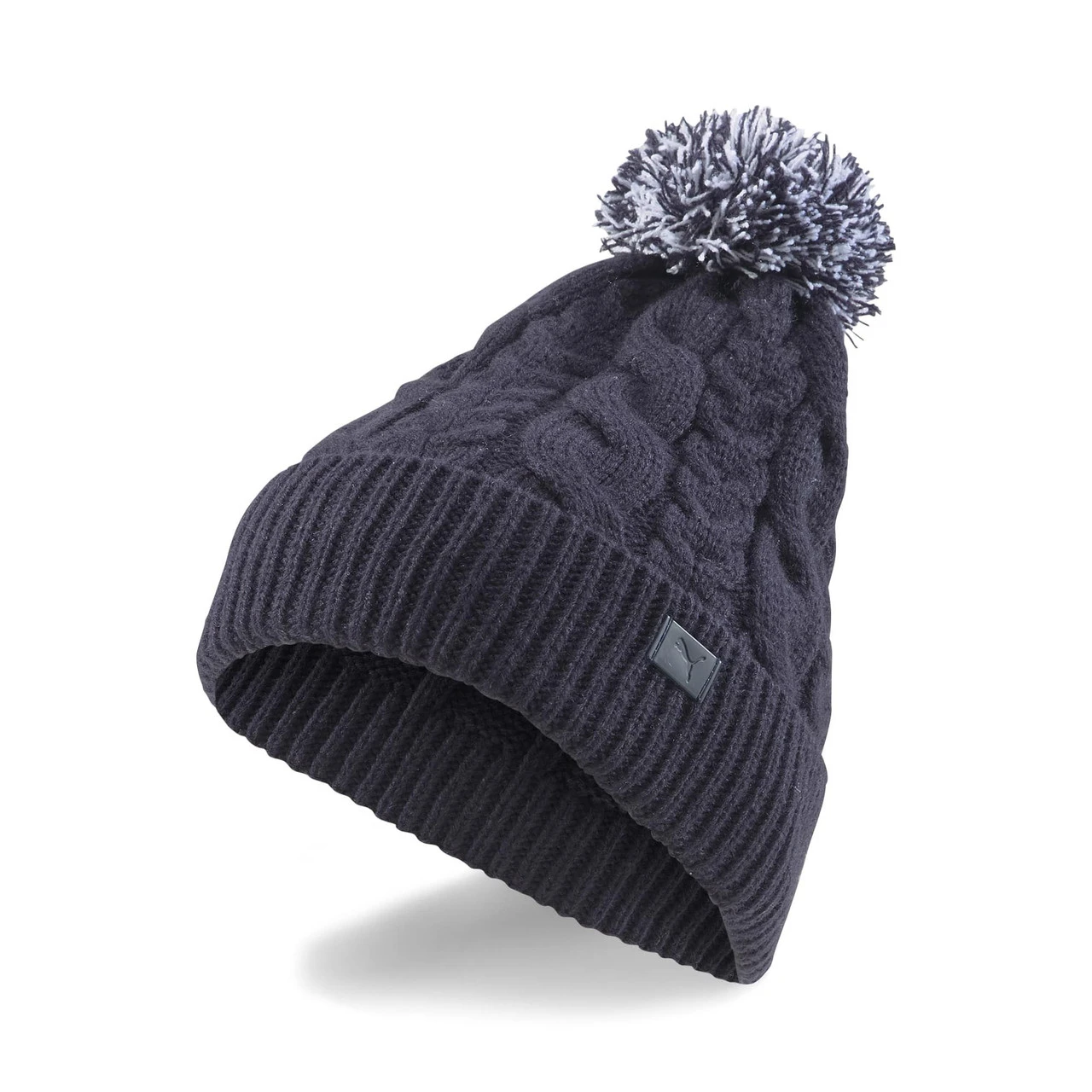 PUMA Golf Puma Womens Cable Pom Beanie 7 PUMA Golf Puma Womens Cable Pom Beanie - Image 5