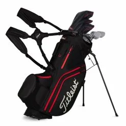Titleist Hybrid 14 Golf Bag -Brands Shop 2021 Hybrid 14 Black Black Red TB21SX14 006 01 97247.1659463320