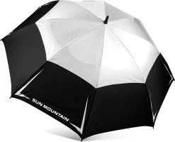 Sun Mountain 68" Manual UV Umbrella -Brands Shop 2021 Umbrella Black White 88629.1633105546