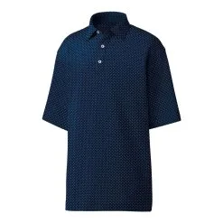FootJoy Golf FootJoy ProDry Performance Stretch Lisle Dot Print Self Collar Polo -Brands Shop 26408 93789.1675976263