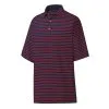 FootJoy Golf FootJoy ProDry Performance Lisle 2-Color Stripe Self Collar Polo