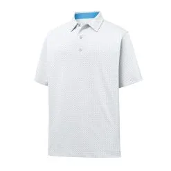 FootJoy Golf FootJoy ProDry Performance Stretch Lisle Dot Print Self Collar Polo -Brands Shop 26613 07973.1675976263