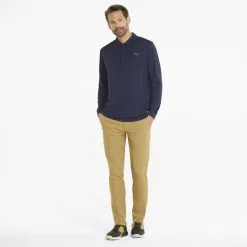 PUMA Golf Puma Cloudspun Longsleeve Polo -Brands Shop 532884 03 mod03 59435.1669143990