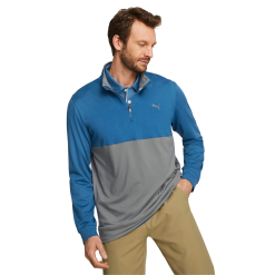 PUMA Golf Puma Gamer Colorblock 1/4 Zip Pullover -Brands Shop 532985 19 mod01 85056.1679074300