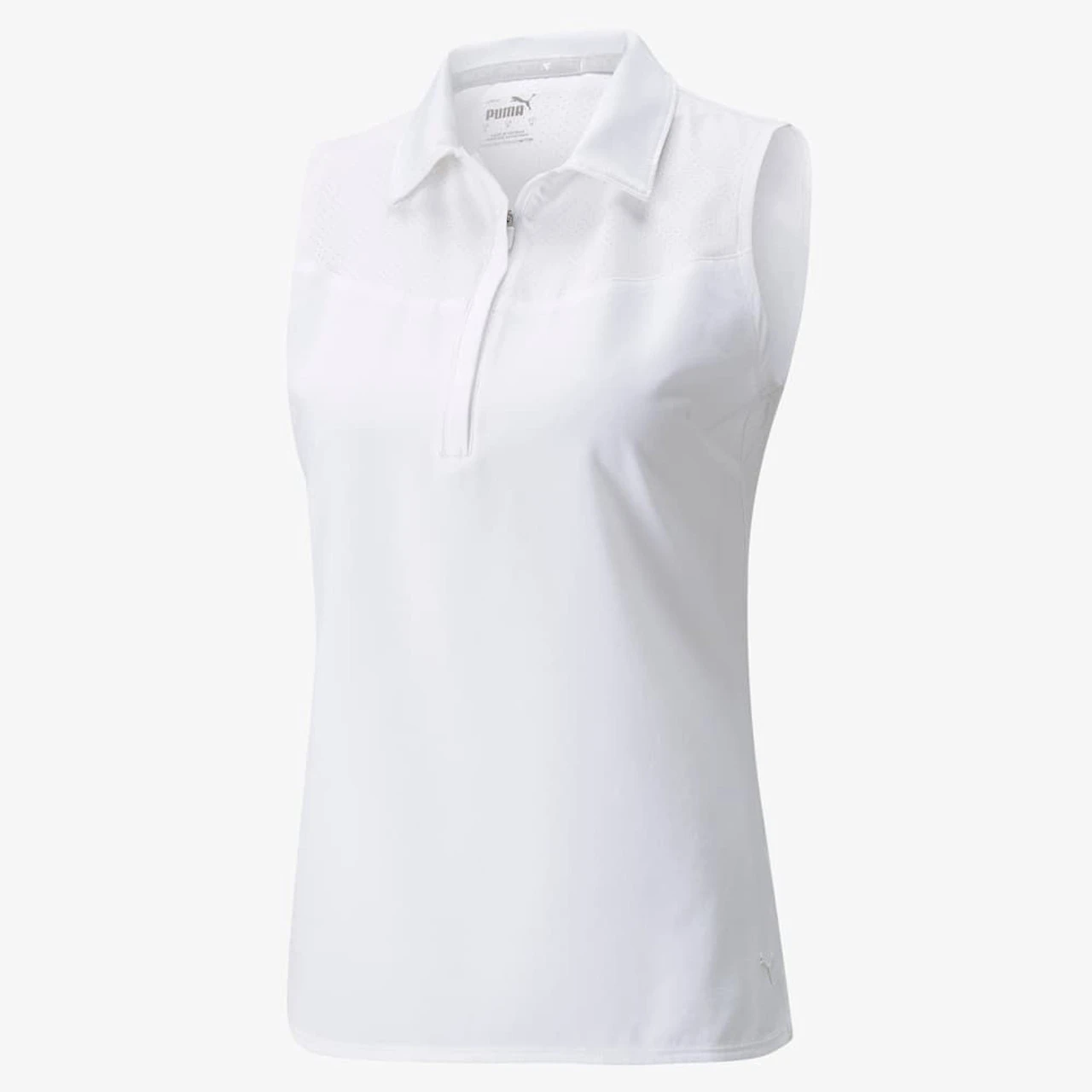 PUMA Golf Puma Womens Harding Sleeveless Polo 5 PUMA Golf Puma Womens Harding Sleeveless Polo - Image 3