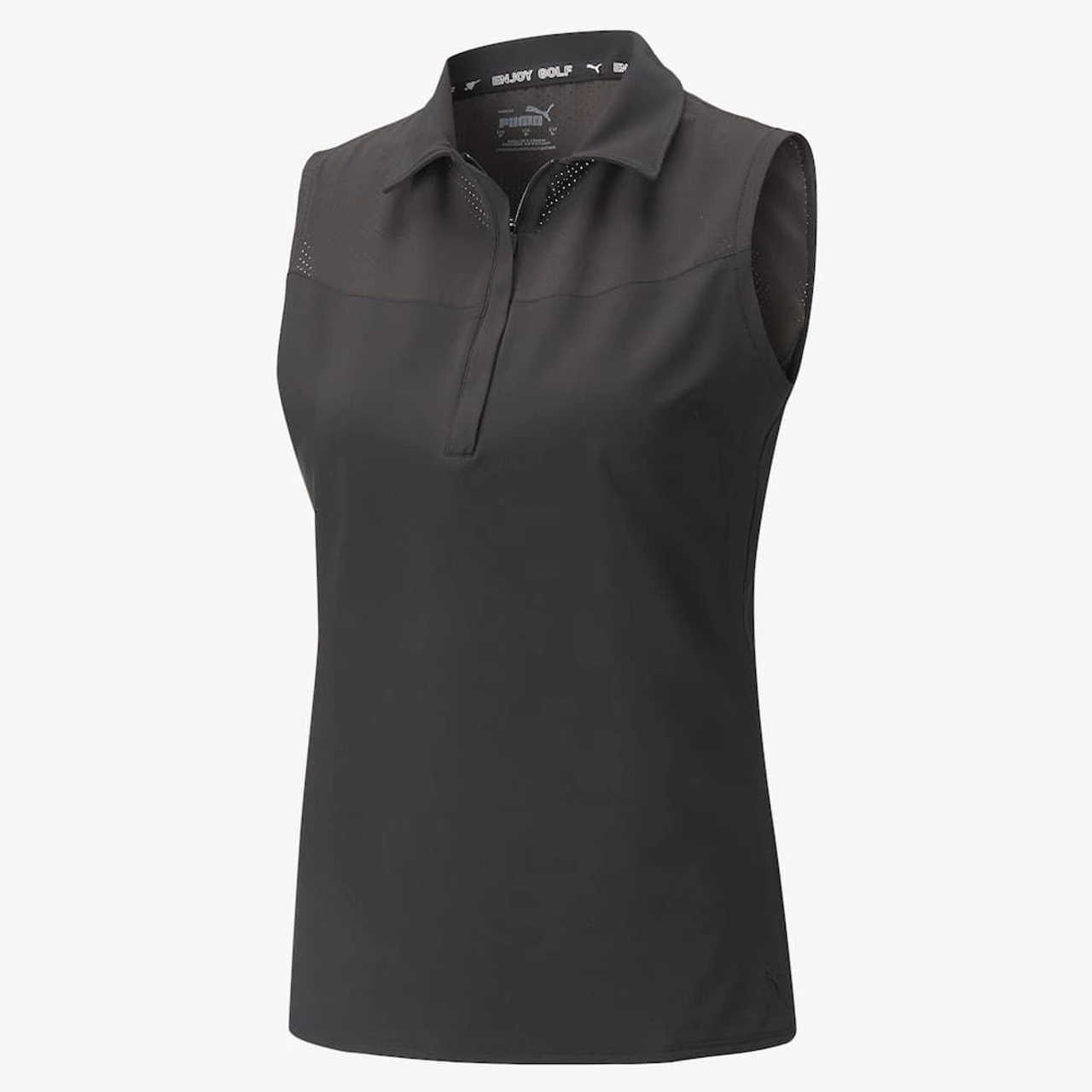 PUMA Golf Puma Womens Harding Sleeveless Polo 8 PUMA Golf Puma Womens Harding Sleeveless Polo - Image 6