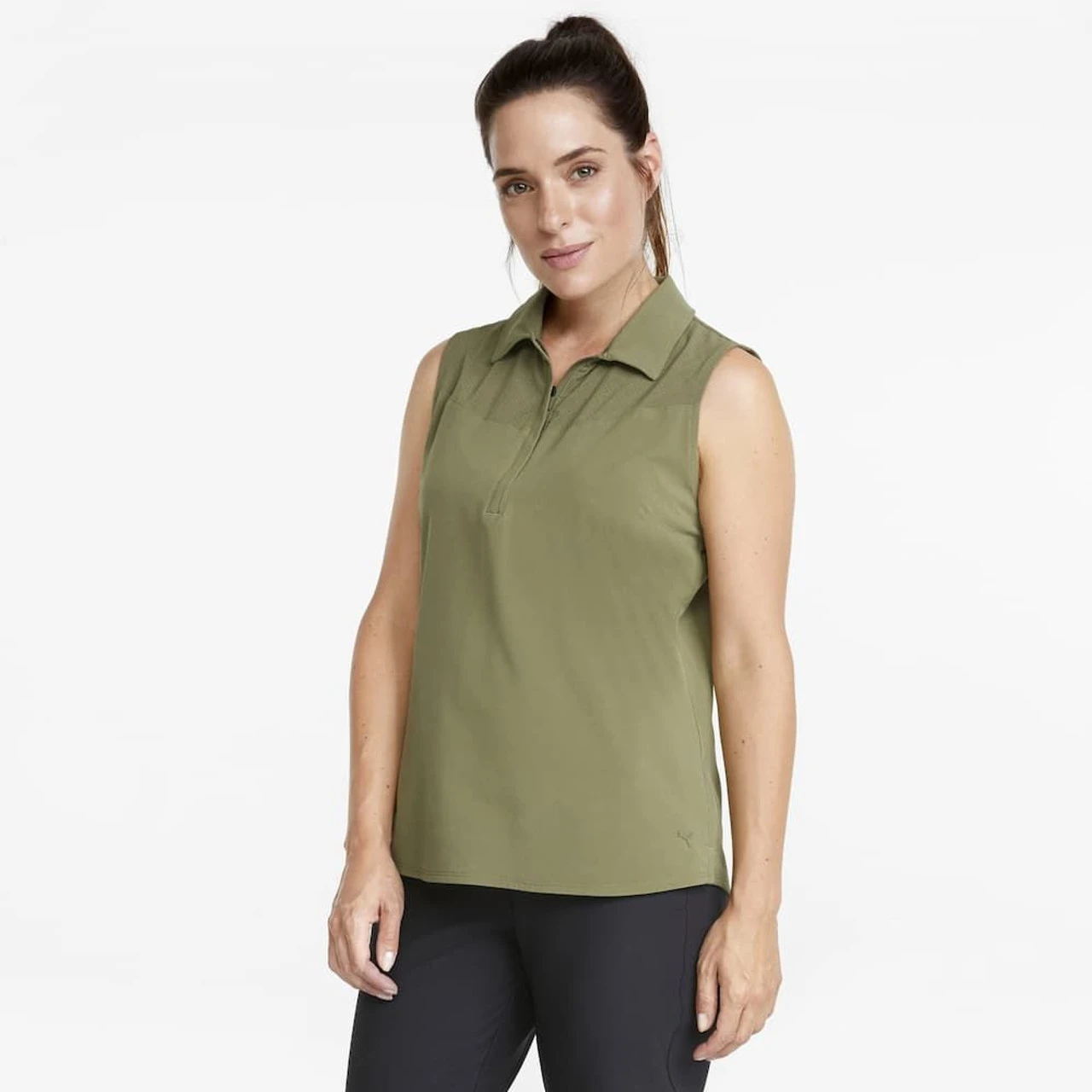PUMA Golf Puma Womens Harding Sleeveless Polo 12 PUMA Golf Puma Womens Harding Sleeveless Polo - Image 10