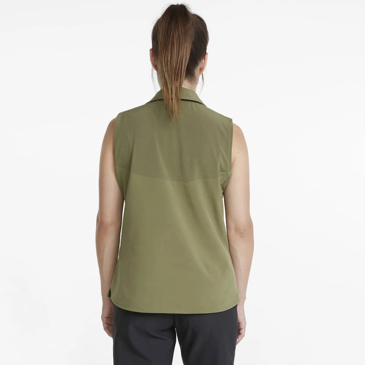 PUMA Golf Puma Womens Harding Sleeveless Polo 13 PUMA Golf Puma Womens Harding Sleeveless Polo - Image 11