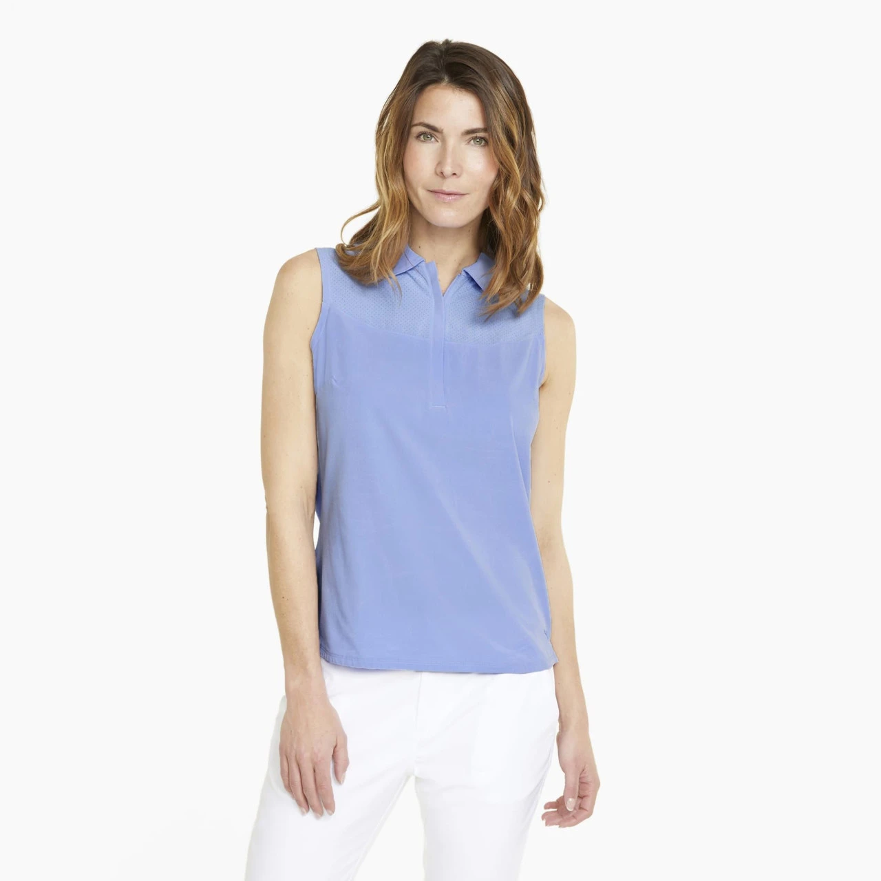PUMA Golf Puma Womens Harding Sleeveless Polo 16 PUMA Golf Puma Womens Harding Sleeveless Polo - Image 14