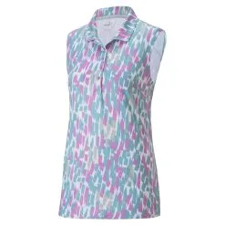 PUMA Golf Puma Womens Cloudspun Three Brush Sleeveless Polo -Brands Shop 532998 04 04527.1679079854