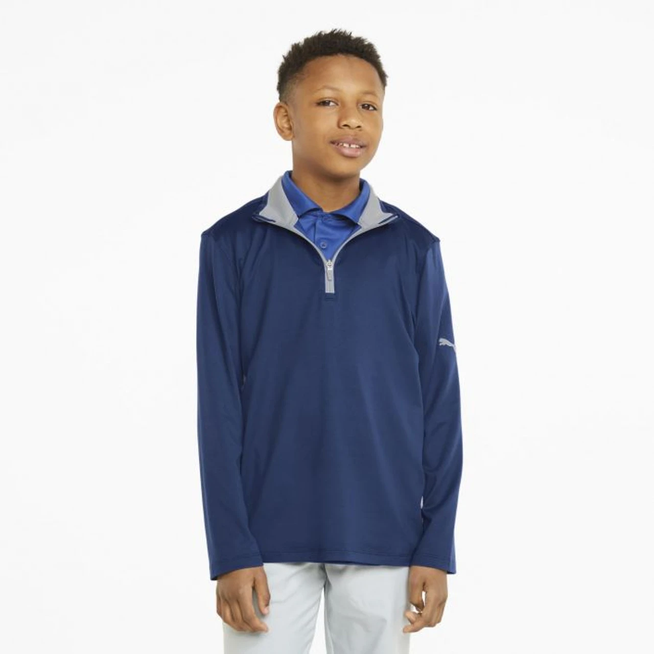 PUMA Golf Puma Boys Gamer 1/4 Zip Pullover 7 PUMA Golf Puma Boys Gamer 1/4 Zip Pullover - Image 5