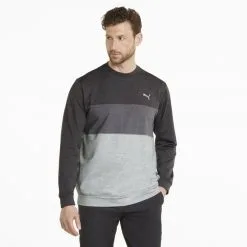 PUMA Golf Puma Cloudspun Colorblock Crewneck