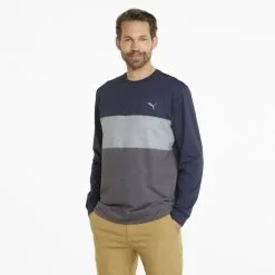 PUMA Golf Puma Cloudspun Colorblock Crewneck -Brands Shop 535458 02 mod01 63126.1679075015