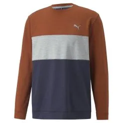 PUMA Golf Puma Cloudspun Colorblock Crewneck -Brands Shop 535458 04 26377.1679075015