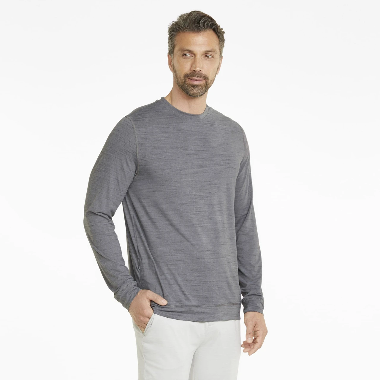 PUMA Golf Puma Cloudspun GRYLBL Crewneck 26 PUMA Golf Puma Cloudspun GRYLBL Crewneck - Image 24