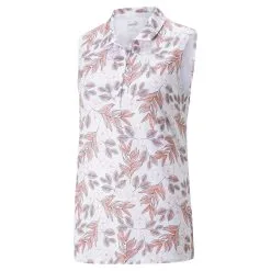 PUMA Golf Puma Womens Cloudspun Flora Sleeveless Polo -Brands Shop 535514 01 65761.1679082042