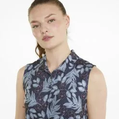 PUMA Golf Puma Womens Cloudspun Flora Sleeveless Polo -Brands Shop 535514 02 mod04 91355.1679082042