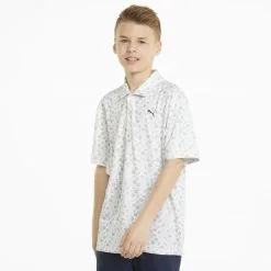 PUMA Golf Puma Boys MATTR Beach Trip Polo -Brands Shop 537260 01 mod01 54775.1665512583