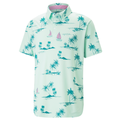 PUMA Golf Puma Cloudspun Low Tide Polo