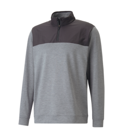 PUMA Golf Puma Cloudspun Colorblock Quarter Zip -Brands Shop 537464 01 19575.1679075537