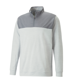 PUMA Golf Puma Cloudspun Colorblock Quarter Zip -Brands Shop 537464 02 26203.1679075537
