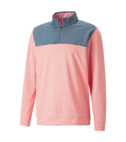 PUMA Golf Puma Cloudspun Colorblock Quarter Zip