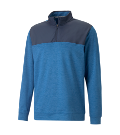 PUMA Golf Puma Cloudspun Colorblock Quarter Zip -Brands Shop 537464 06 59335.1679075537