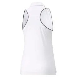 PUMA Golf Puma Womens MATTR Peak Sleeveless Polo -Brands Shop 537486 01 bv 33176.1679083073