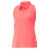 PUMA Golf Puma Womens MATTR Peak Sleeveless Polo -Brands Shop 537486 08 11943.1679083074