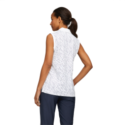 PUMA Golf Puma Womens Cloudspun Whitewater Sleeveless Polo -Brands Shop 537490 01 mod03 08465.1679082362