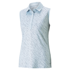 PUMA Golf Puma Womens Cloudspun Whitewater Sleeveless Polo -Brands Shop 537490 02 12210.1679082362
