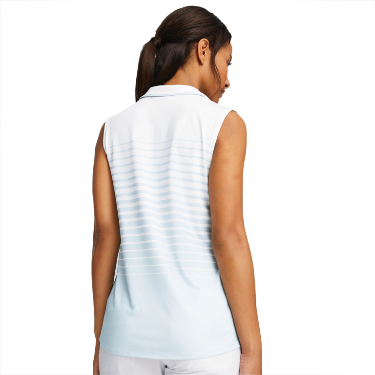 PUMA Golf Puma Womens MATTR Sleeveless Stripe Polo 15 PUMA Golf Puma Womens MATTR Sleeveless Stripe Polo - Image 13