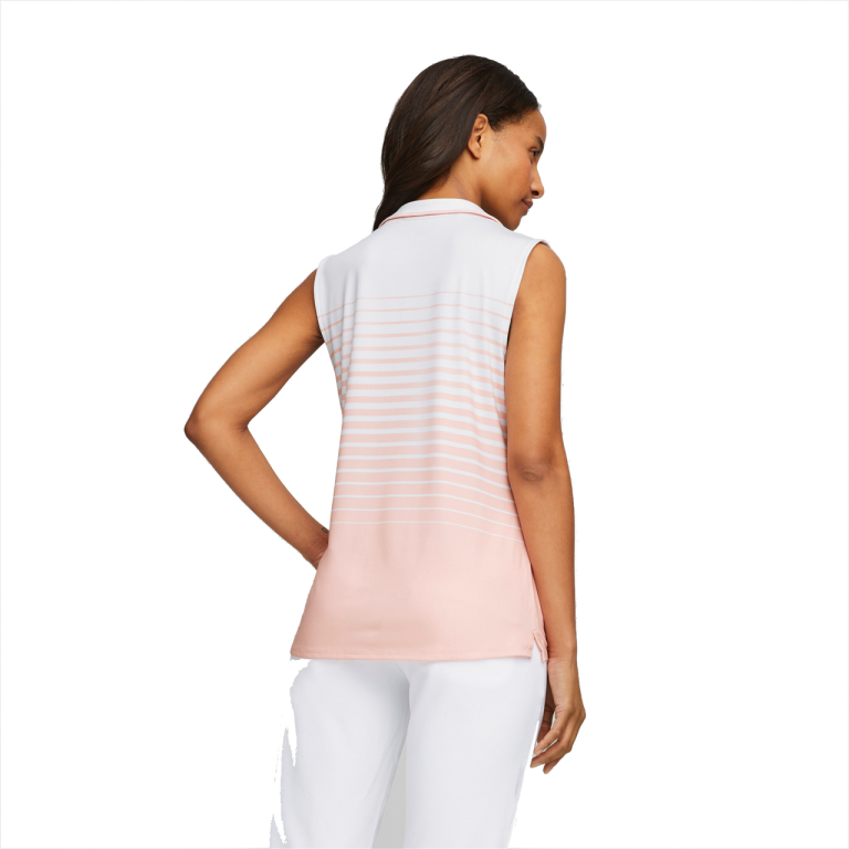 PUMA Golf Puma Womens MATTR Sleeveless Stripe Polo 20 PUMA Golf Puma Womens MATTR Sleeveless Stripe Polo - Image 18