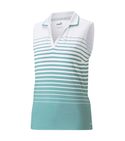 PUMA Golf Puma Womens MATTR Sleeveless Stripe Polo 55 PUMA Golf Puma Womens MATTR Sleeveless Stripe Polo -Brands Shop 537496 06 88057.1679082958