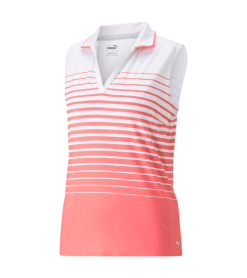PUMA Golf Puma Womens MATTR Sleeveless Stripe Polo 63 PUMA Golf Puma Womens MATTR Sleeveless Stripe Polo -Brands Shop 537496 07 66744.1679082958