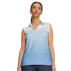 PUMA Golf Puma Womens MATTR Sleeveless Stripe Polo 61 PUMA Golf Puma Womens MATTR Sleeveless Stripe Polo -Brands Shop 537496 08 mod01 39950.1679082958