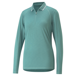 PUMA Golf Puma Womens You-V Long Sleeve Polo