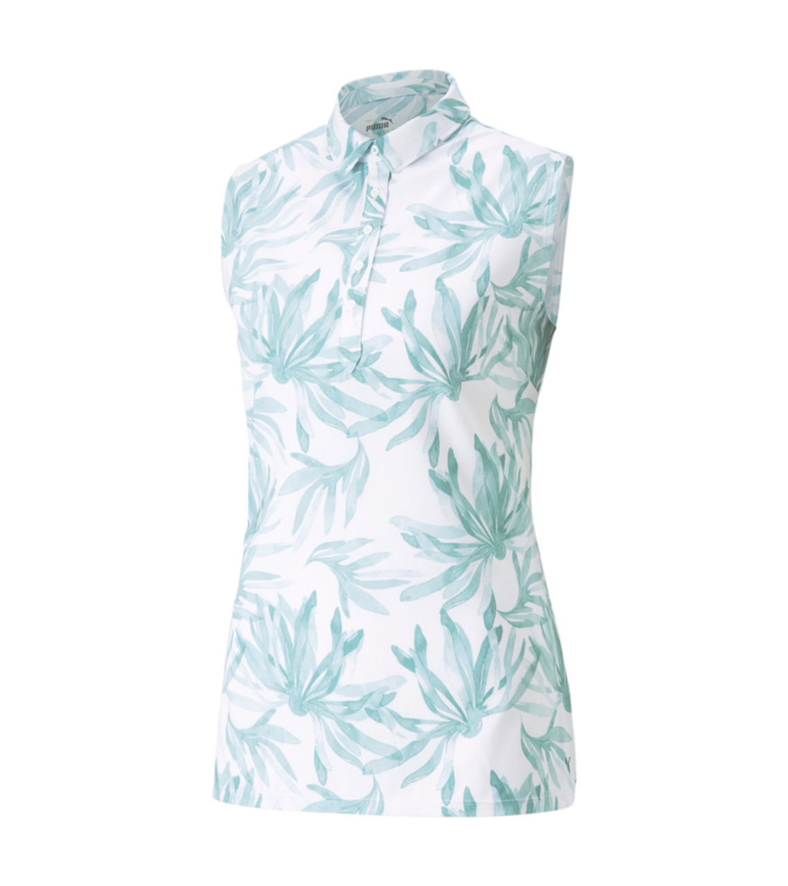 PUMA Golf Puma Womens Palm Sleeveless Polo 12 PUMA Golf Puma Womens Palm Sleeveless Polo - Image 10