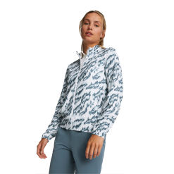 PUMA Golf Puma Womens Cloudspun Animal Print Jacket -Brands Shop 538706 01 mod01 79625.1674671663