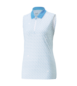 PUMA Golf Puma Womens MATTR Love/H8 Sleeveless Polo -Brands Shop 538998 02 57727.1679082827