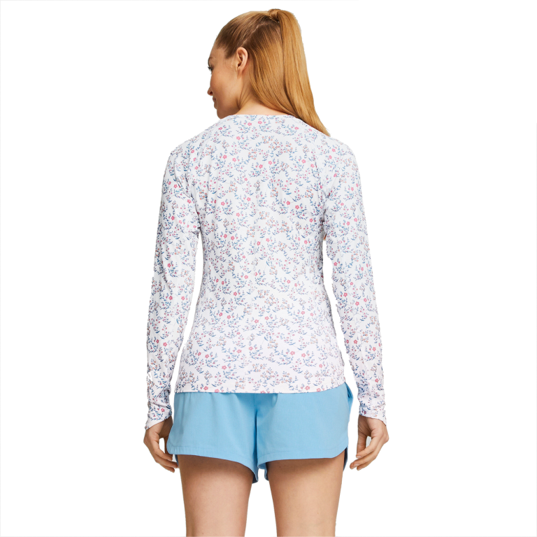 PUMA Golf Puma Womens You-V Micro Floral Crew 5 PUMA Golf Puma Womens You-V Micro Floral Crew - Image 3