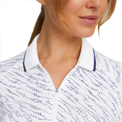 PUMA Golf Puma Womens You-V Whitewater Long Sleeve Polo -Brands Shop 539036 01 mod02 26206.1673979747