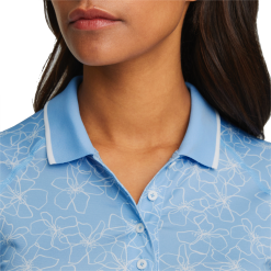 PUMA Golf Puma Womens You-V Island Flower Long Sleeve Polo -Brands Shop 539037 02 mod02 95656.1679083150