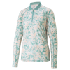 PUMA Golf Puma Womens You-V Stillwater Long Sleeve Polo