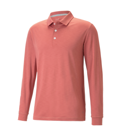 PUMA Golf Puma You-V Long Sleeve Polo -Brands Shop 539106 05 12890.1678999446