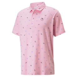 PUMA Golf Puma AP Cloudspun Dancing Umbrellas Polo -Brands Shop 539556 01 58663.1678990050