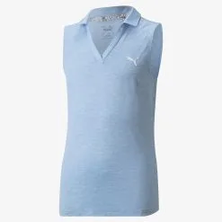PUMA Golf Puma Girls Sleeveless Heather Polo -Brands Shop 579314 20 1 89776.1665507444