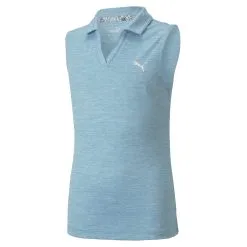 PUMA Golf Puma Girls Sleeveless Heather Polo -Brands Shop 579314 22 91954.1665507444